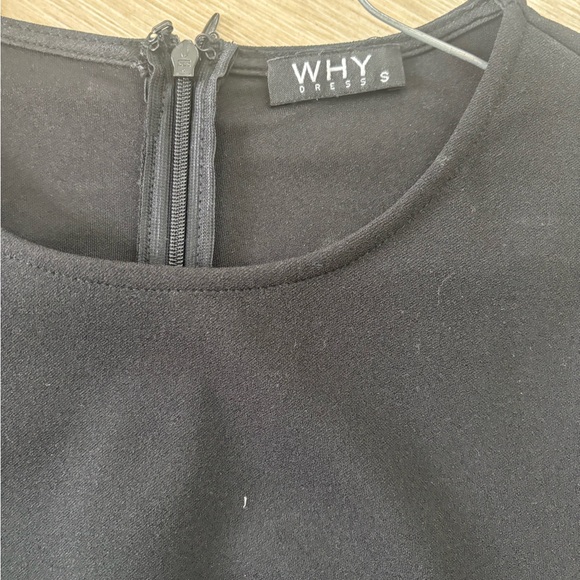 Tulle rainbow sleeve black party top - Picture 2 of 3